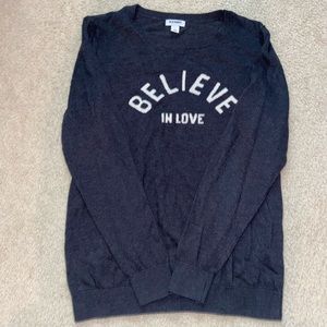 Navy sweater